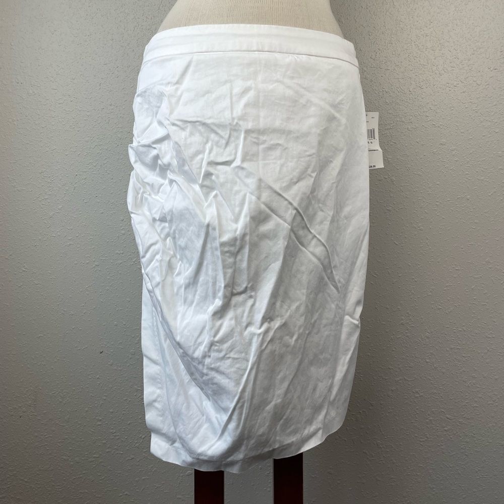 NWT Luciano Dante White Midi Skirt Size 10